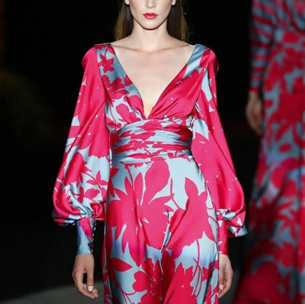 Colorful Evening Maxi Dress